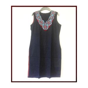 Melange Embroidered Kurta